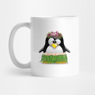 'Hawaiian Cartoon Penguin' Awesome Penguin Summer Gift Mug